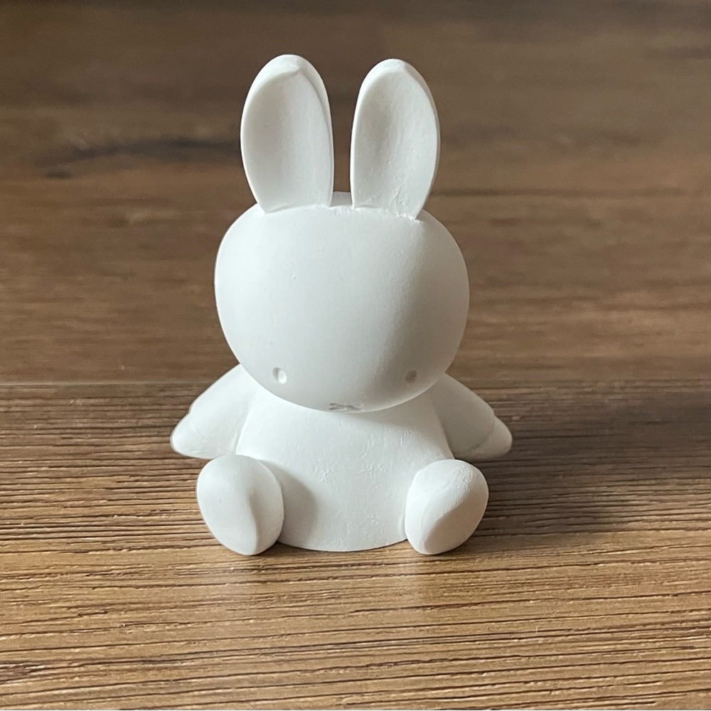NWOT MIFFY-Imported, Rare Small White Ceramic Figure
